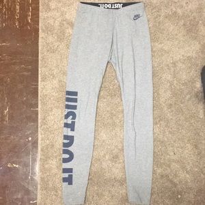 Gray Nike leggings